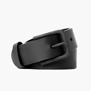 Thursday Men's Heritage Leather Belt | Black Matte