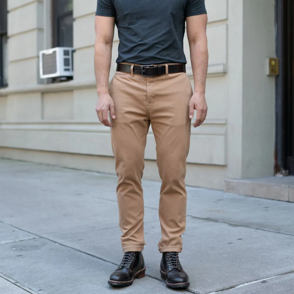 Thursday Men's Heritage Leather Belt | Cacao