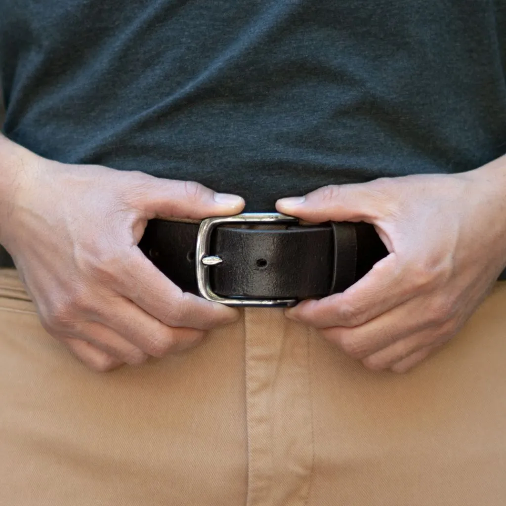 Thursday Men's Heritage Leather Belt | Cacao