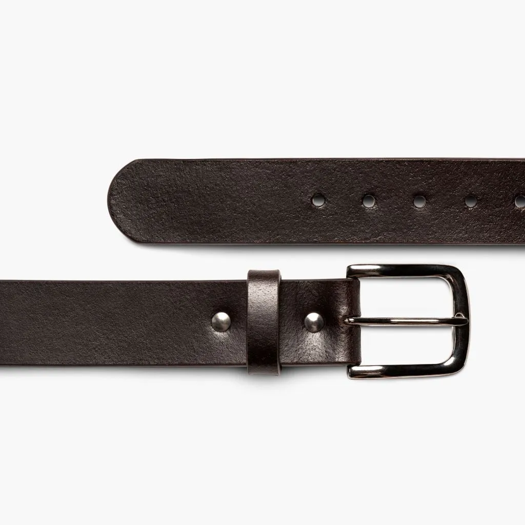 Thursday Men's Heritage Leather Belt | Cacao