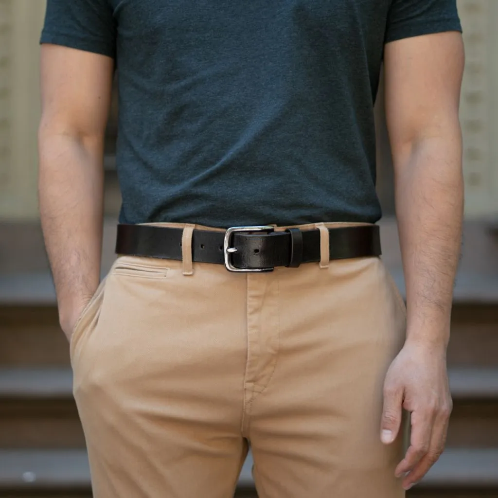 Thursday Men's Heritage Leather Belt | Cacao