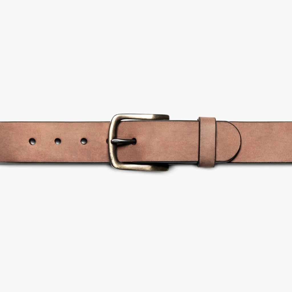 Thursday Men's Heritage Leather Belt | Terracotta