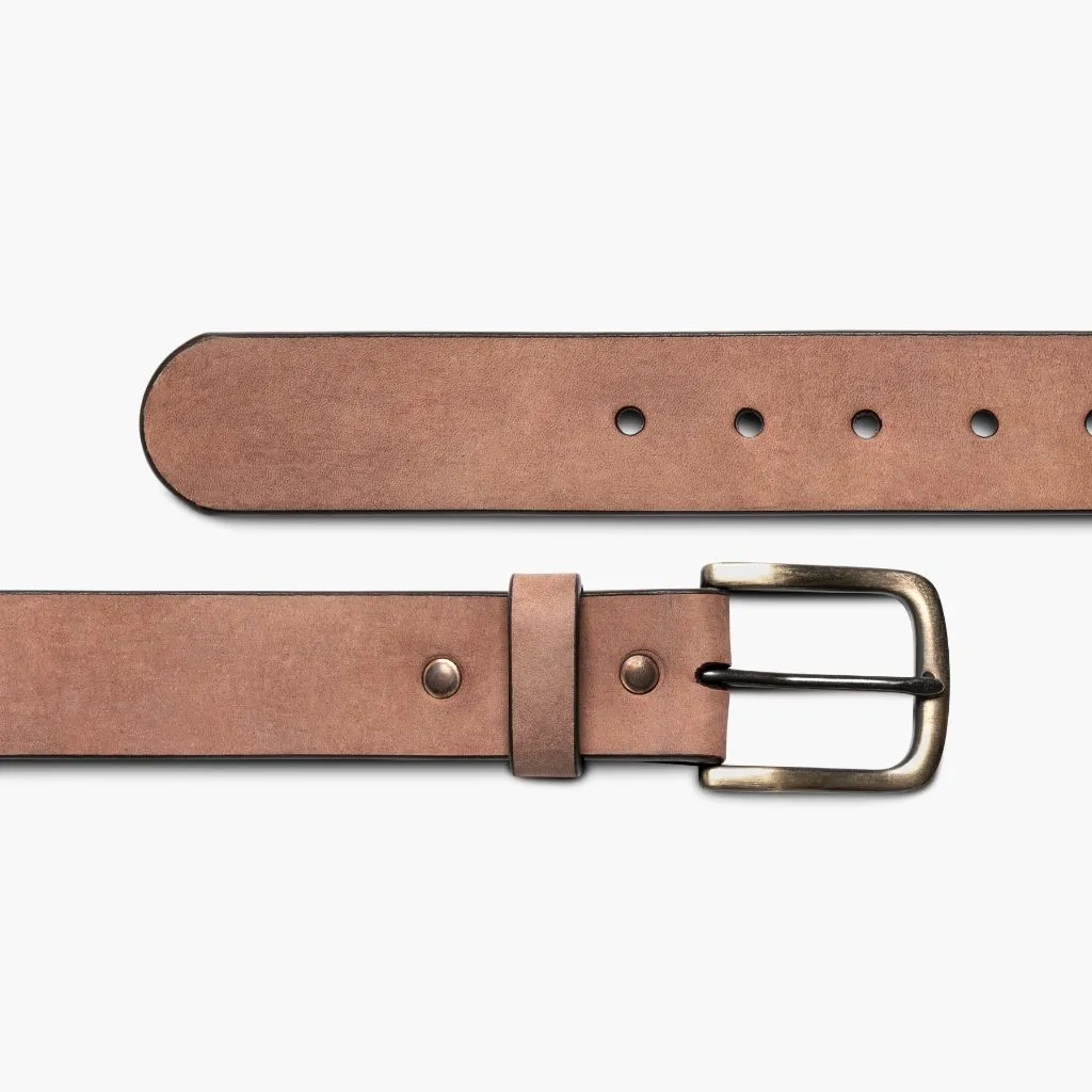 Thursday Men's Heritage Leather Belt | Terracotta