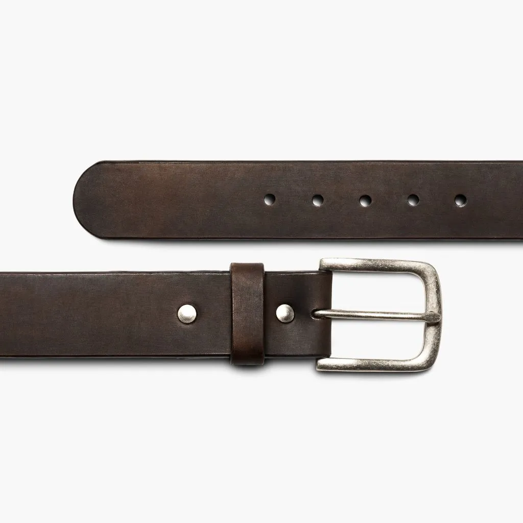 Thursday Men's Heritage Leather Belt | Tobacco