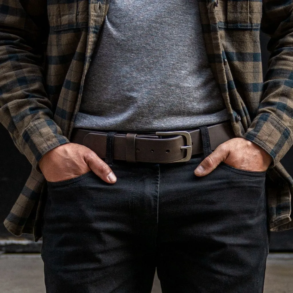 Thursday Men's Heritage Leather Belt | Tobacco