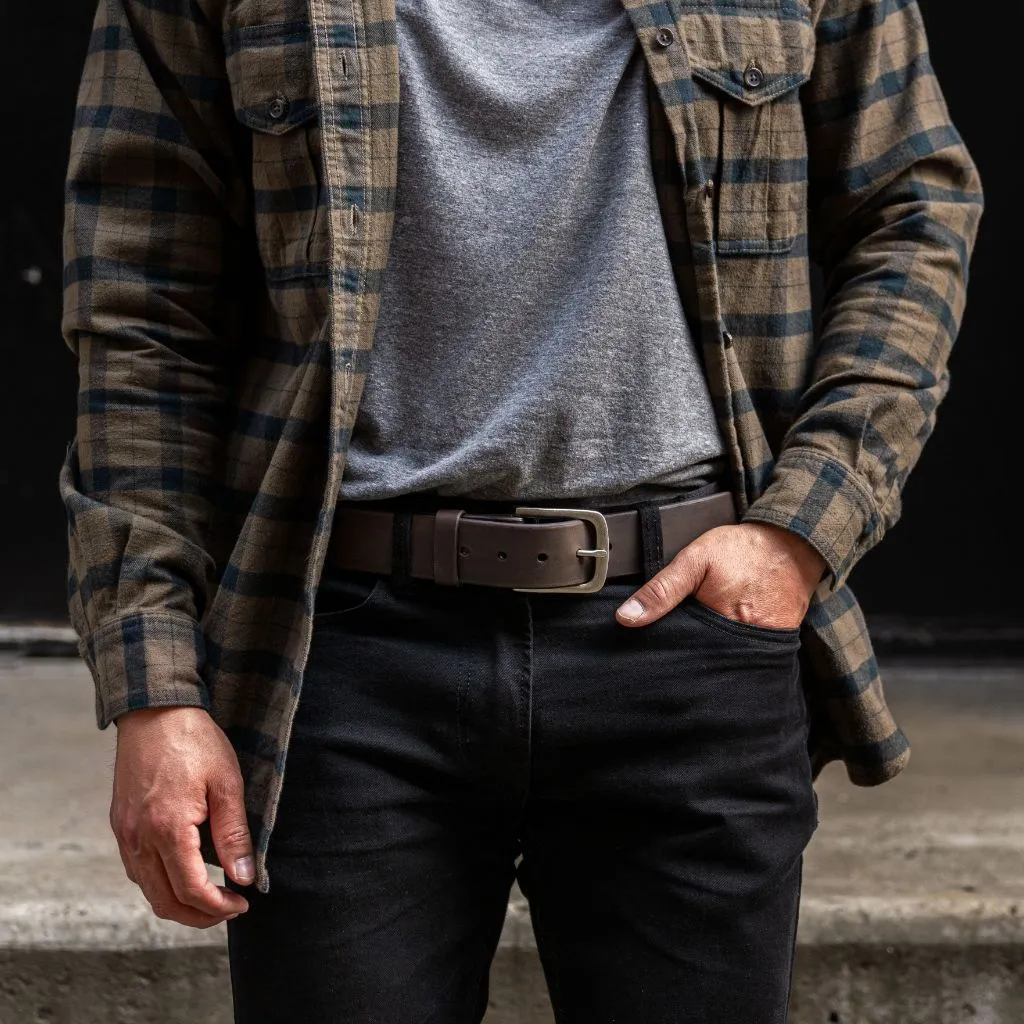 Thursday Men's Heritage Leather Belt | Tobacco