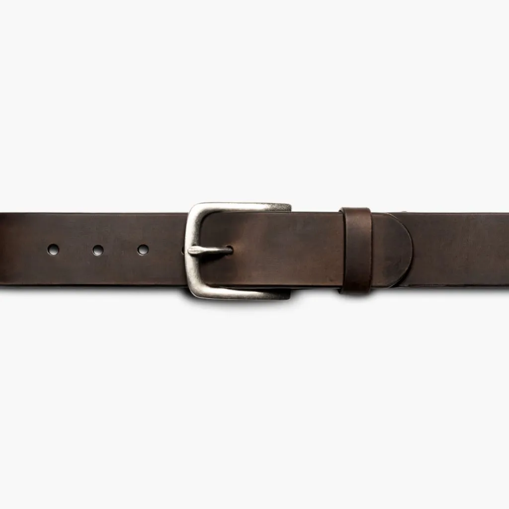 Thursday Men's Heritage Leather Belt | Tobacco