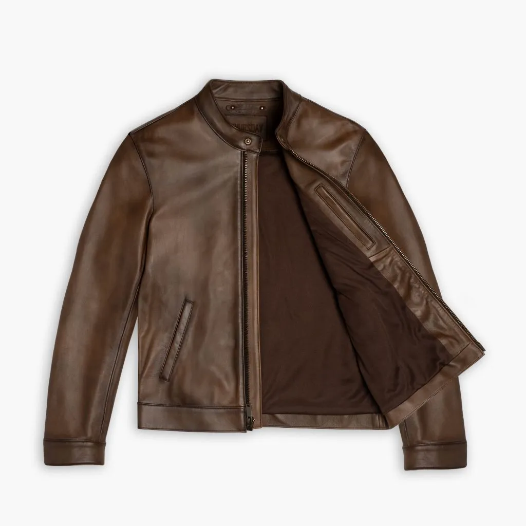 Thursday Racer Jacket | Anejo