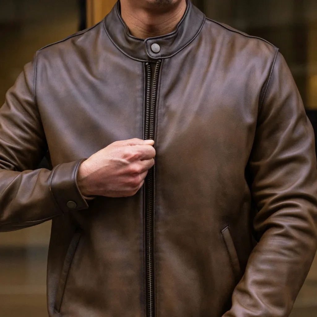 Thursday Racer Jacket | Anejo