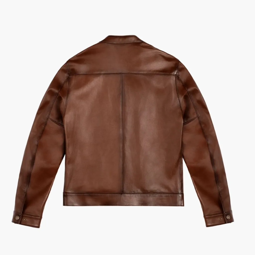 Thursday Racer Jacket | Brandy