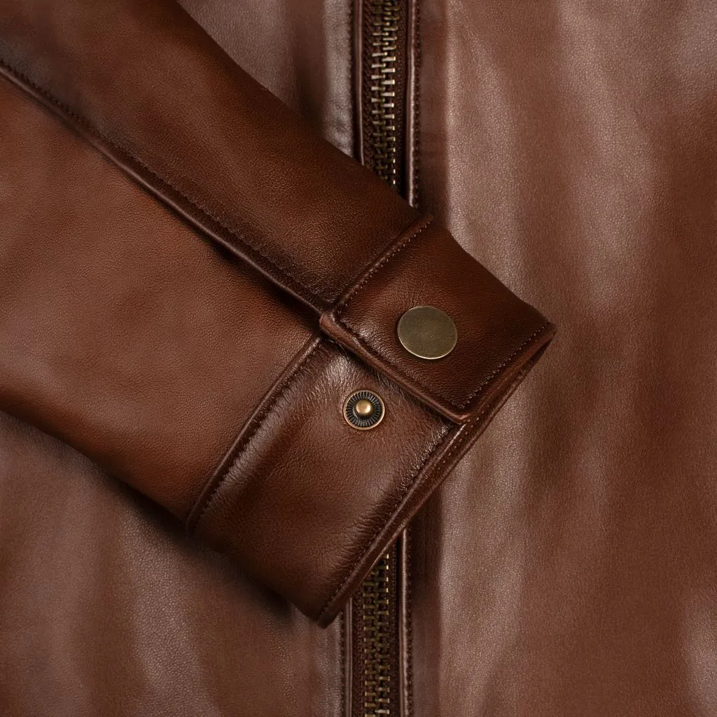 Thursday Racer Jacket | Brandy