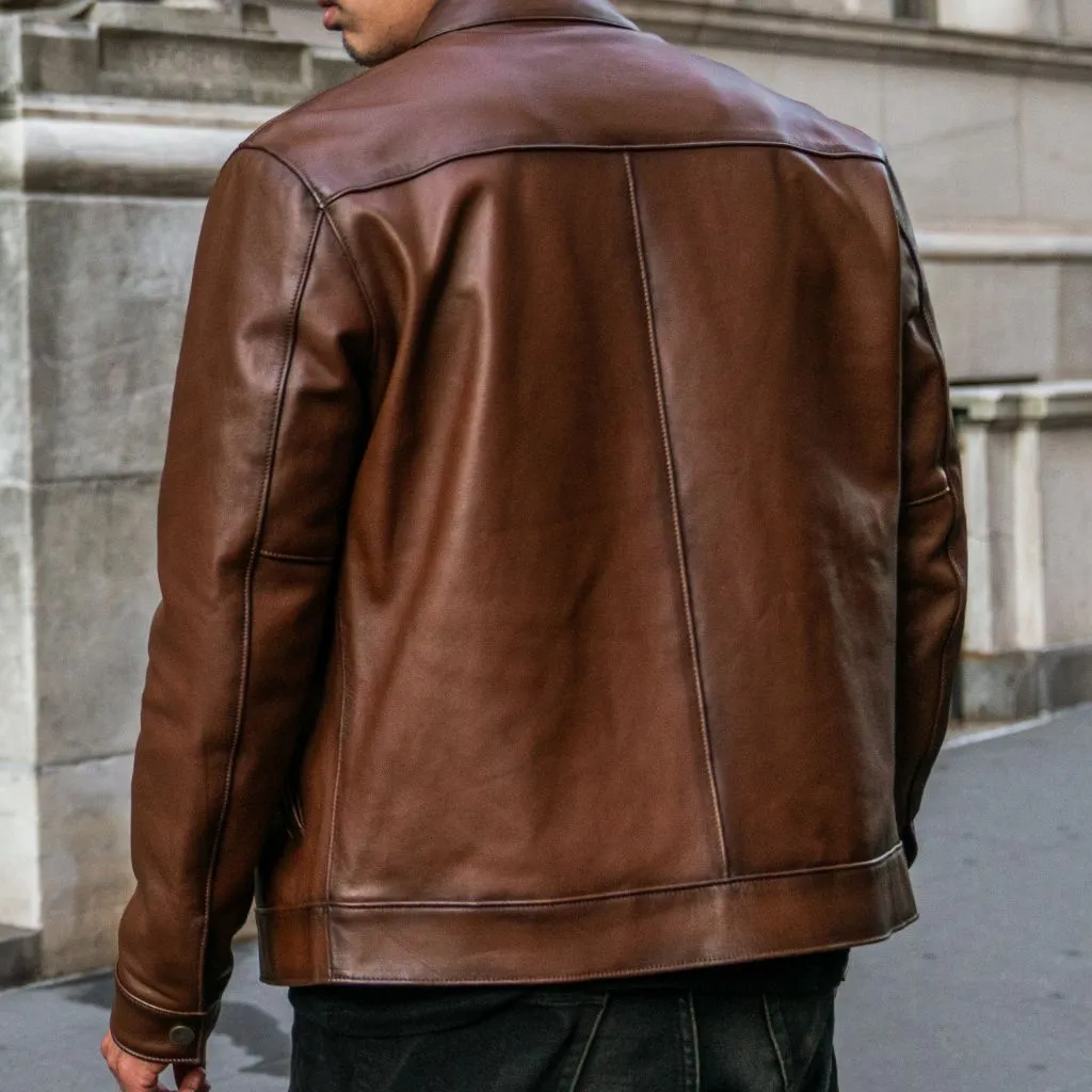 Thursday Racer Jacket | Brandy