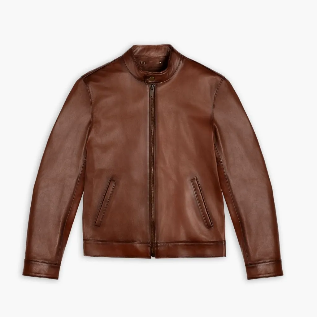 Thursday Racer Jacket | Brandy