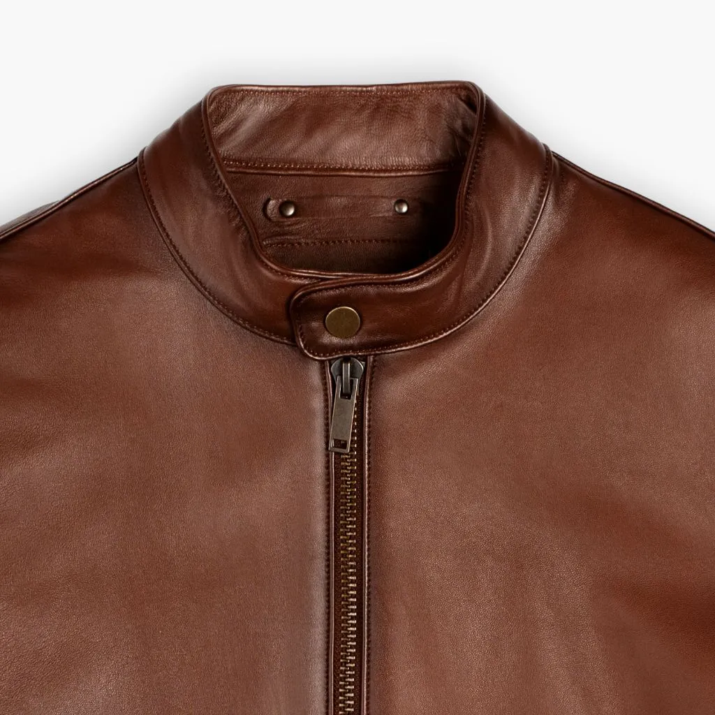 Thursday Racer Jacket | Brandy