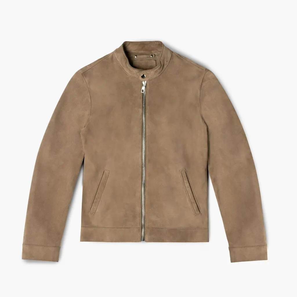 Thursday Racer Jacket | Taupe