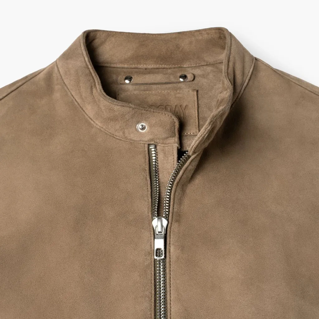 Thursday Racer Jacket | Taupe