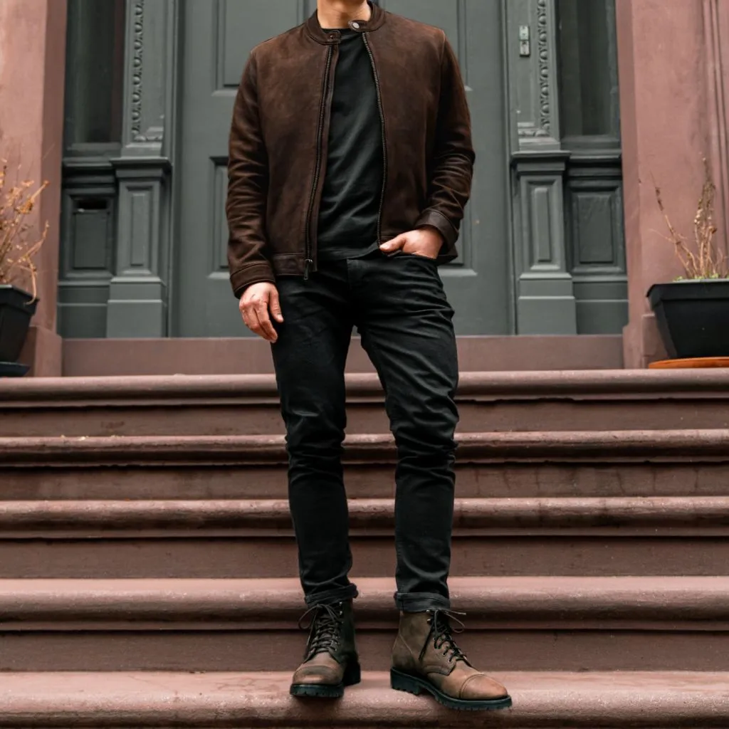 Thursday Racer Jacket | Tobacco (Brass Hardware)