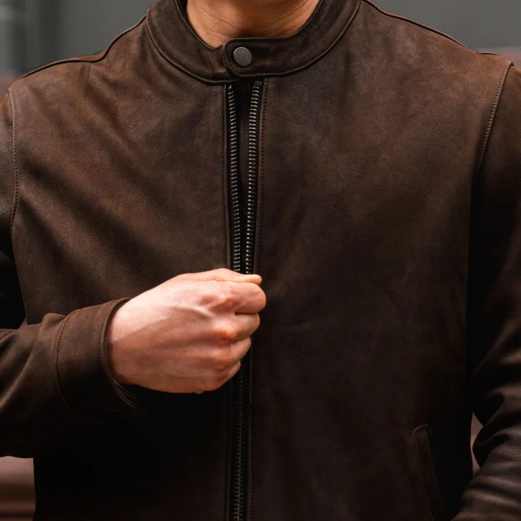 Thursday Racer Jacket | Tobacco (Brass Hardware)