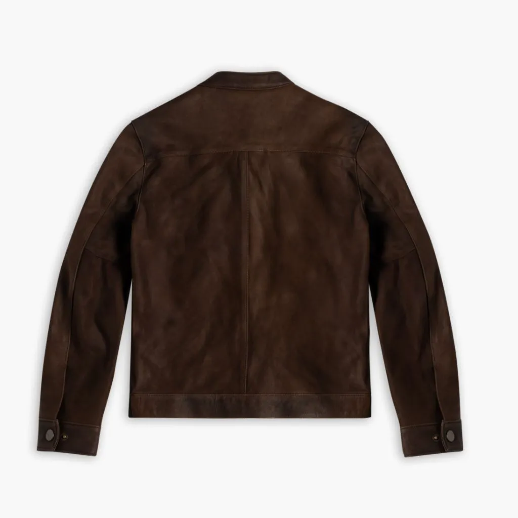 Thursday Racer Jacket | Tobacco (Brass Hardware)