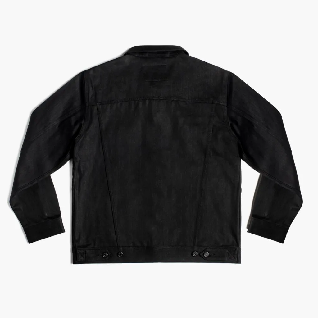 Thursday Selvedge Denim Trucker Jacket | Black