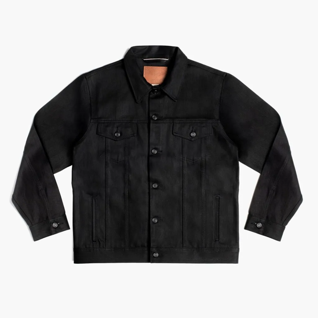 Thursday Selvedge Denim Trucker Jacket | Black