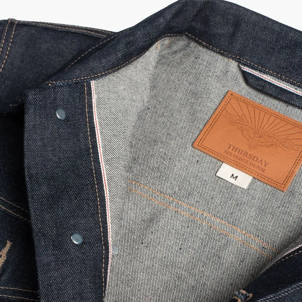 Thursday Selvedge Denim Trucker Jacket | Raw Indigo