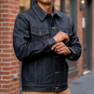 Thursday Selvedge Denim Trucker Jacket | Raw Indigo