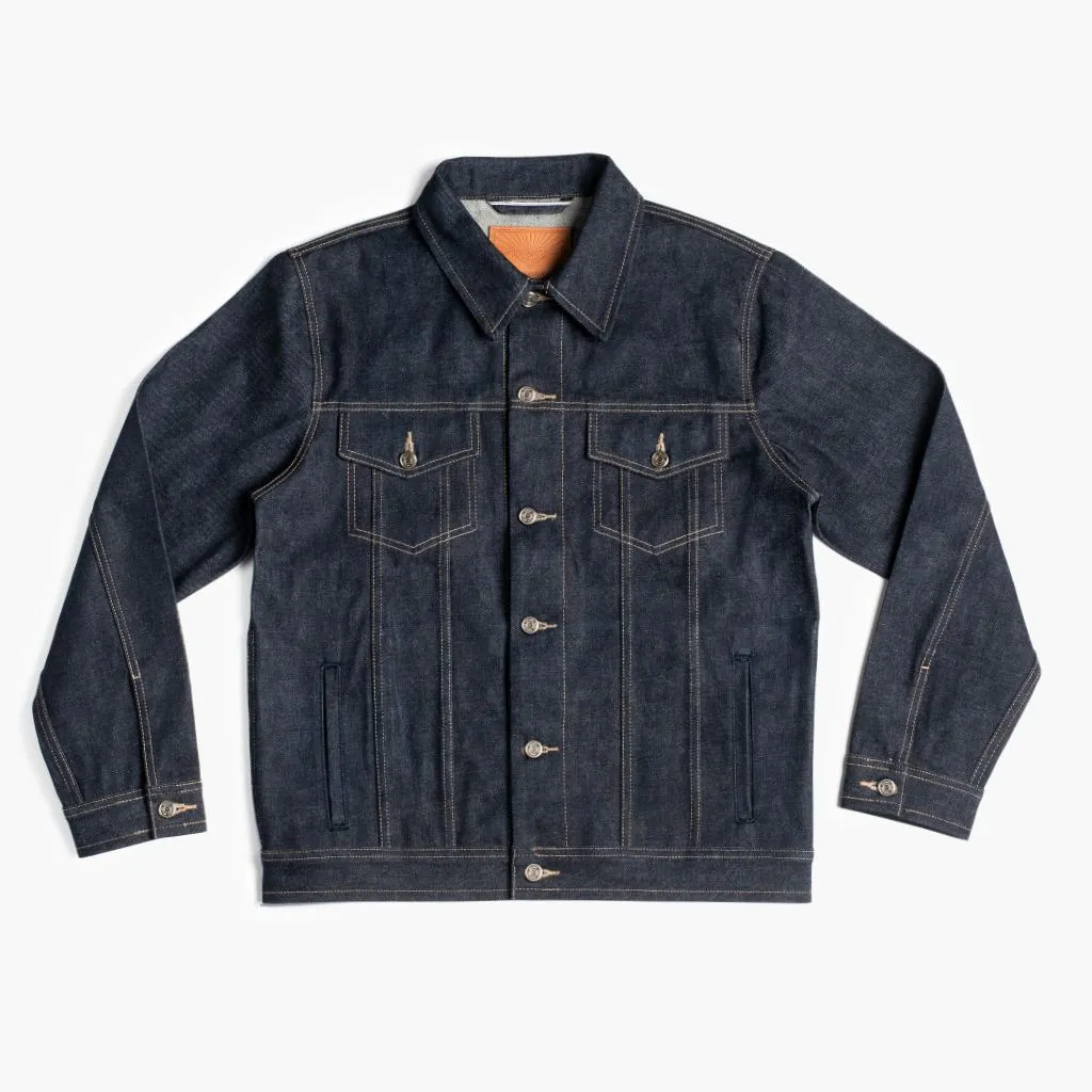 Thursday Selvedge Denim Trucker Jacket | Raw Indigo