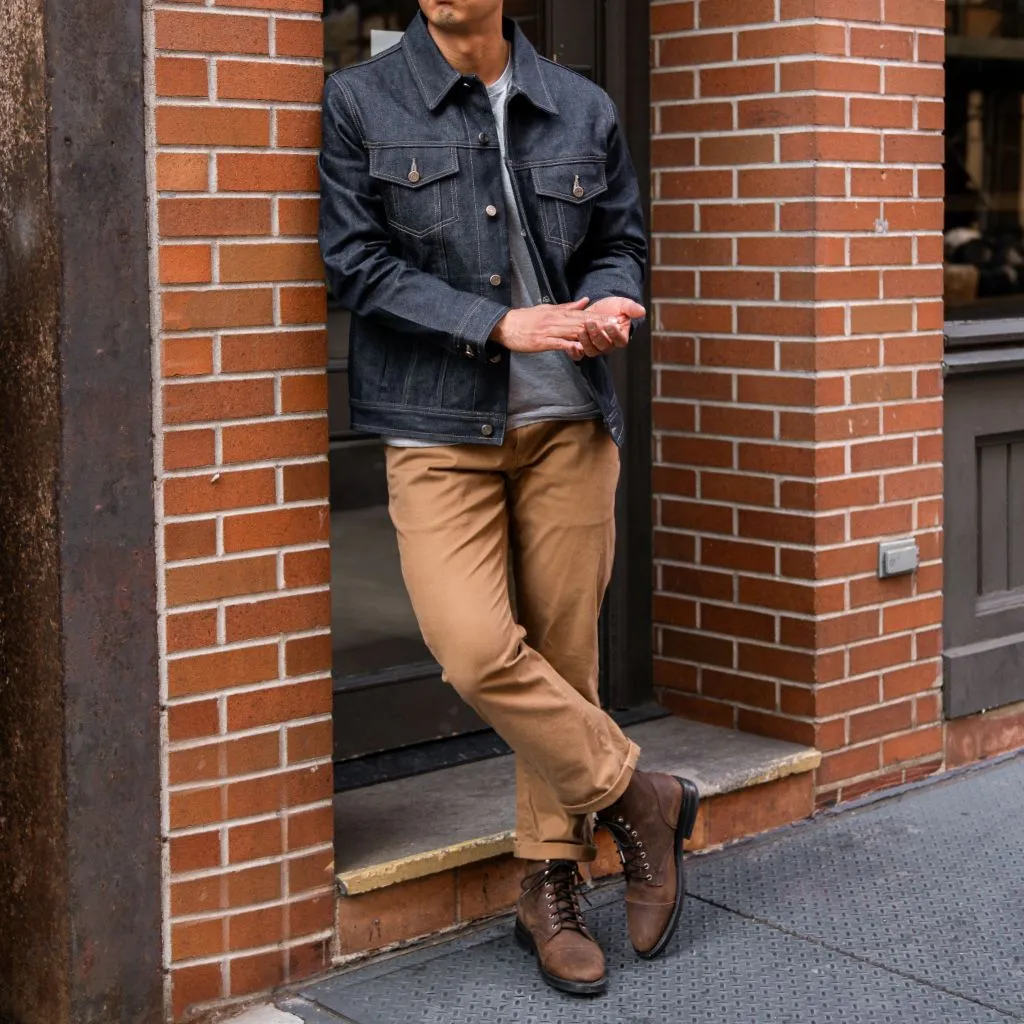 Thursday Selvedge Denim Trucker Jacket | Raw Indigo