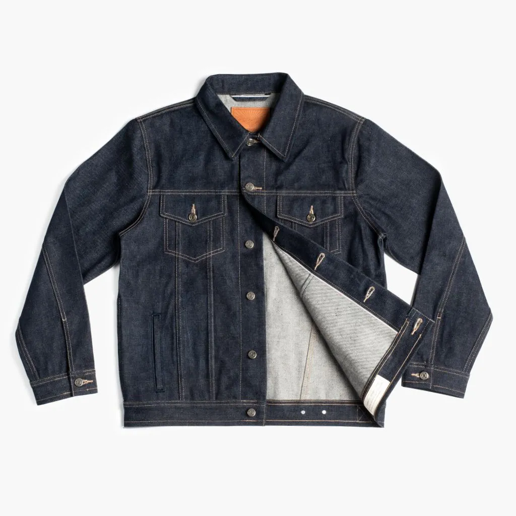 Thursday Selvedge Denim Trucker Jacket | Raw Indigo