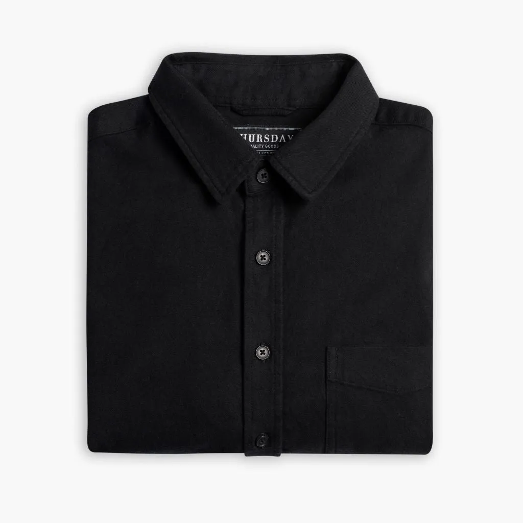 Thursday Solid Shirt | Black