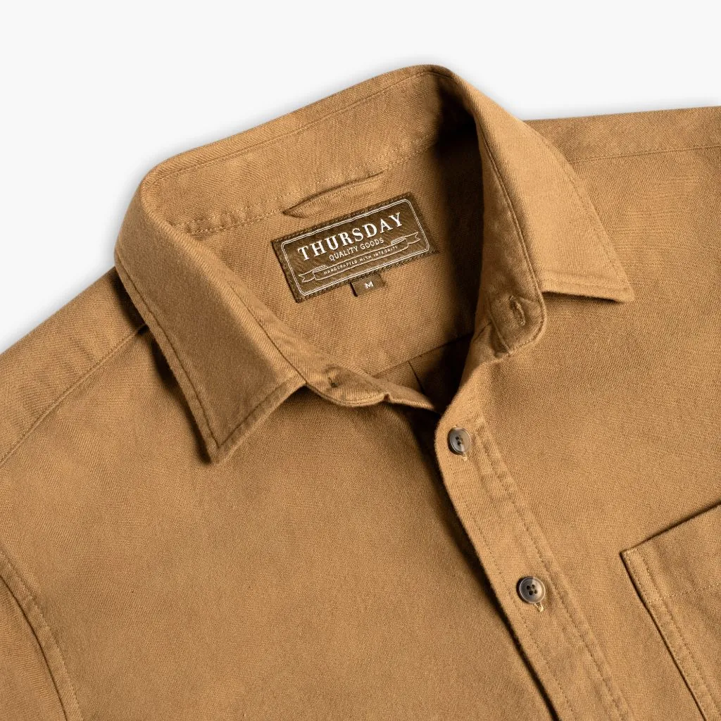 Thursday Solid Shirt | Coyote