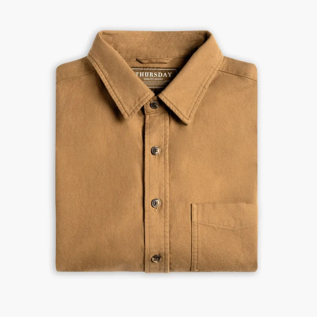 Thursday Solid Shirt | Coyote