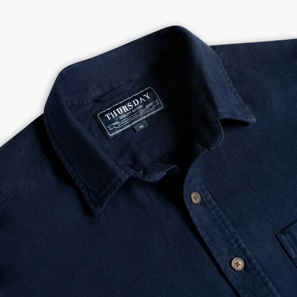 Thursday Solid Shirt | Navy