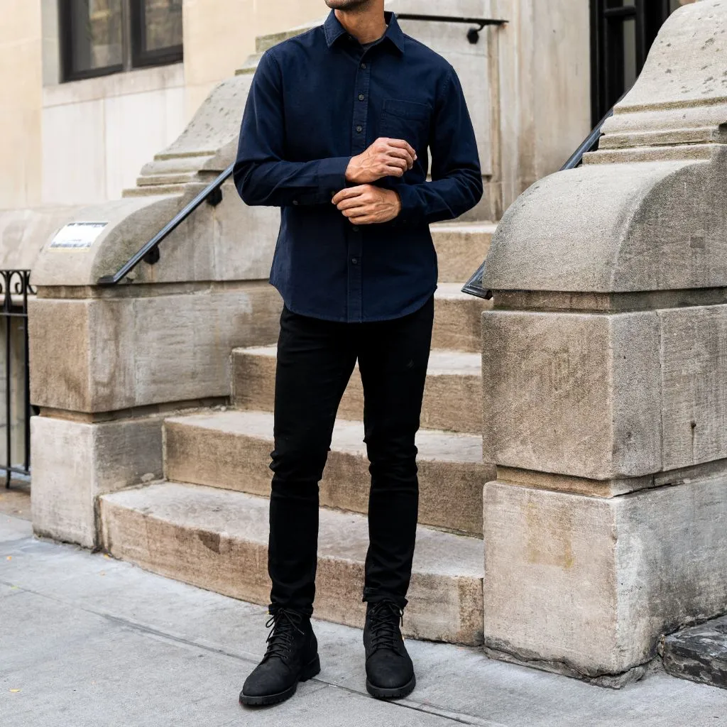 Thursday Solid Shirt | Navy