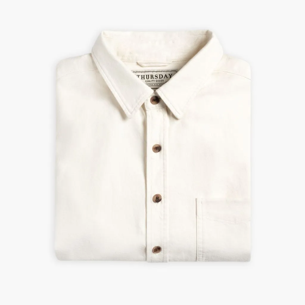 Thursday Solid Shirt | Off-White