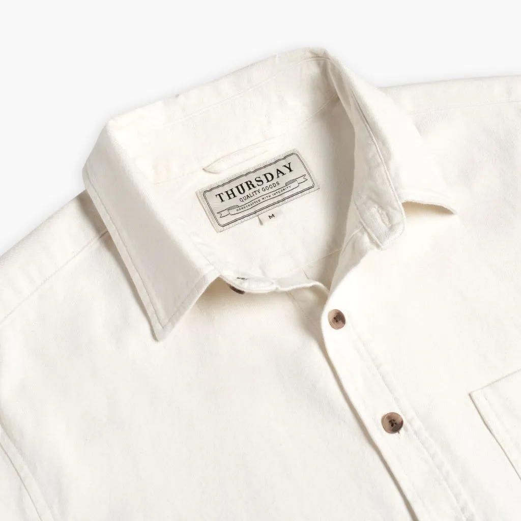 Thursday Solid Shirt | Off-White