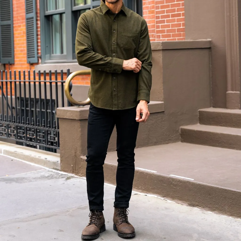Thursday Solid Shirt | Olive