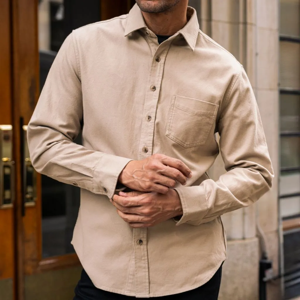 Thursday Solid Shirt | Taupe