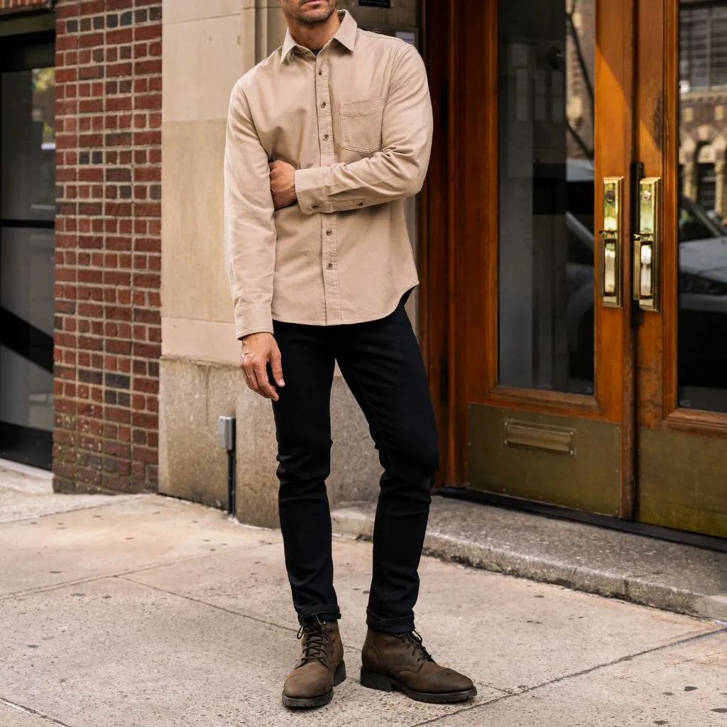 Thursday Solid Shirt | Taupe