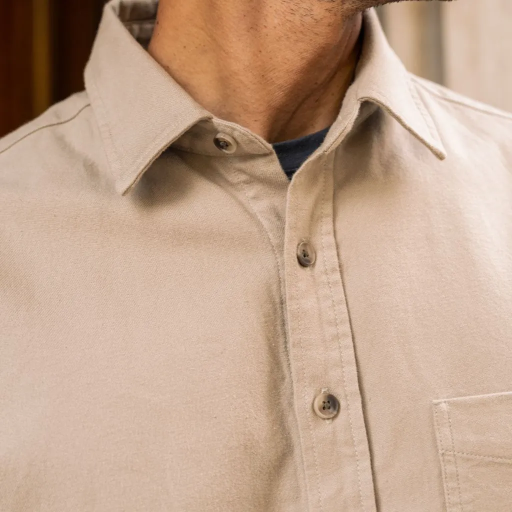 Thursday Solid Shirt | Taupe