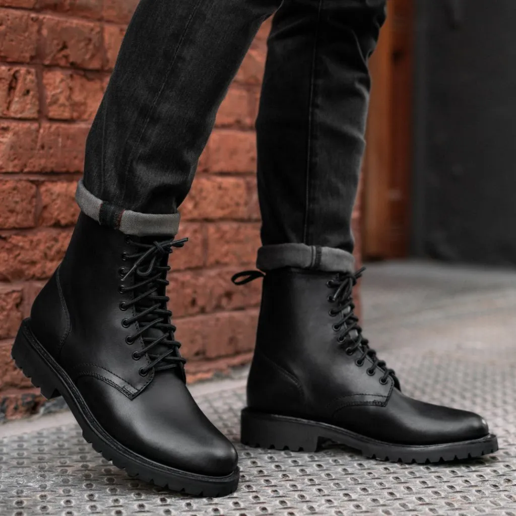 Thursday Stomper | Black (No Zipper)
