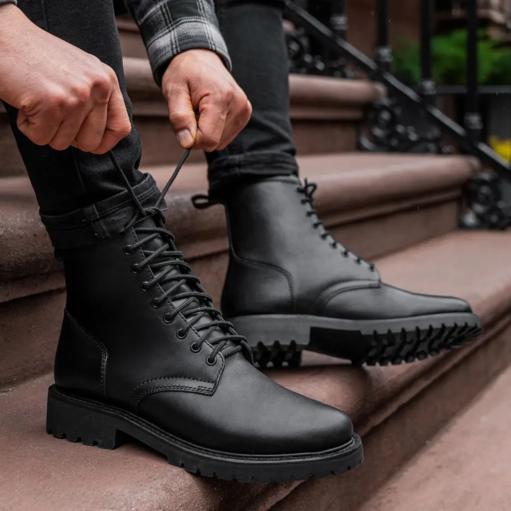 Thursday Stomper | Black (No Zipper)