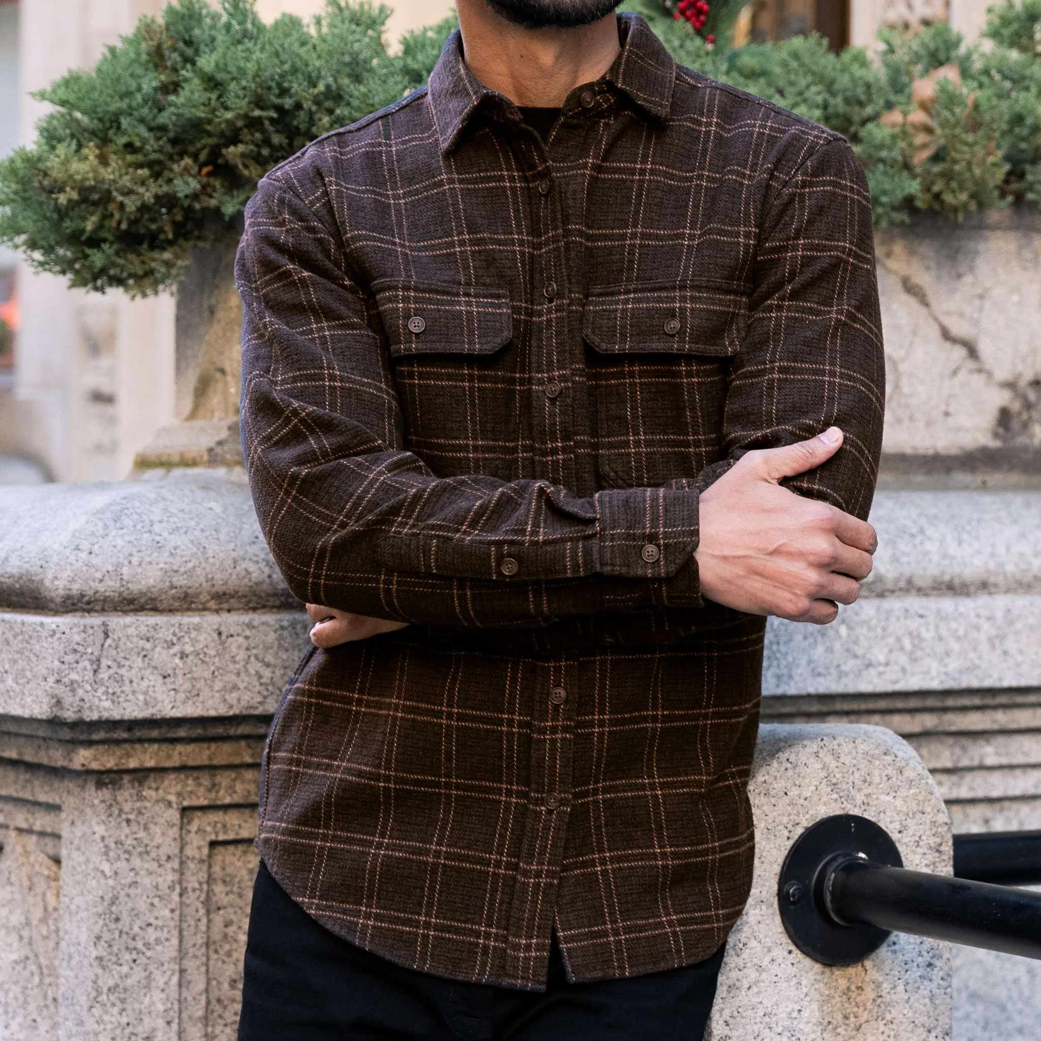Thursday Summit Flannel Shirt | Chestnut