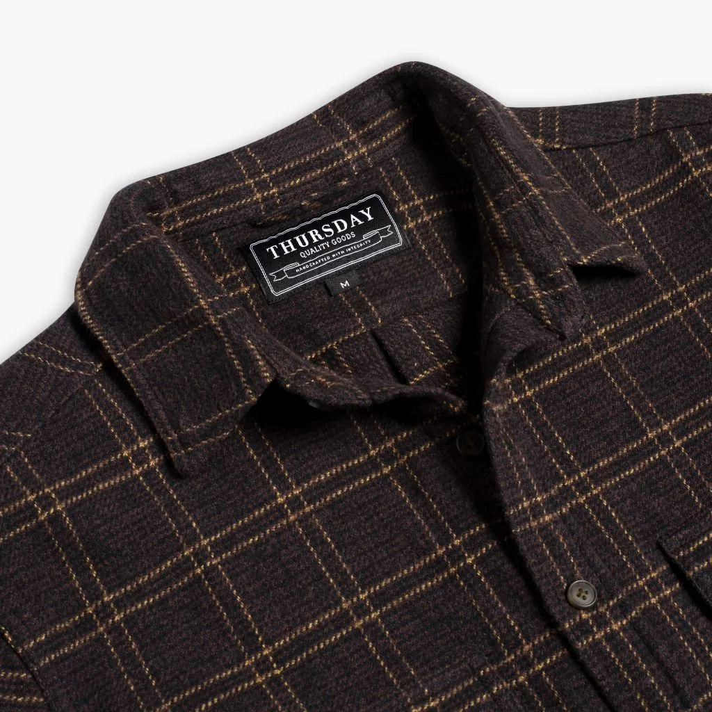 Thursday Summit Flannel Shirt | Chestnut