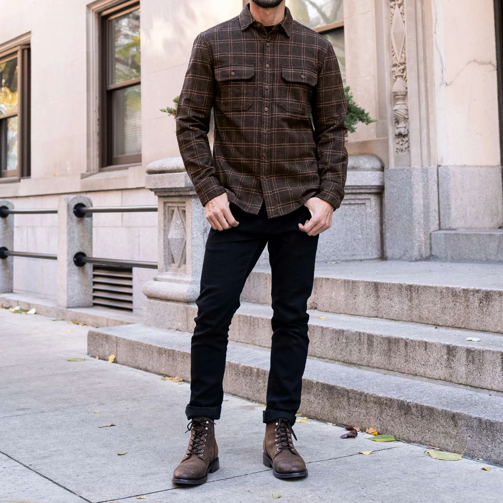 Thursday Summit Flannel Shirt | Chestnut