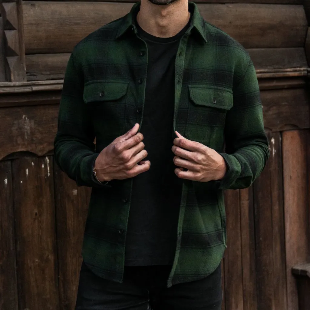 Thursday Summit Flannel Shirt | Evergreen