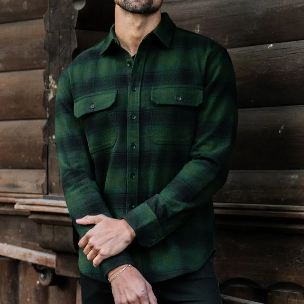 Thursday Summit Flannel Shirt | Evergreen