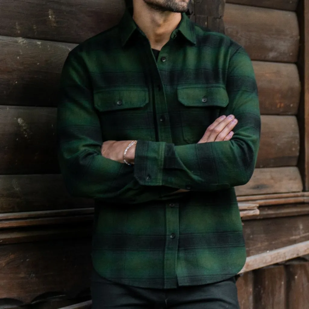Thursday Summit Flannel Shirt | Evergreen