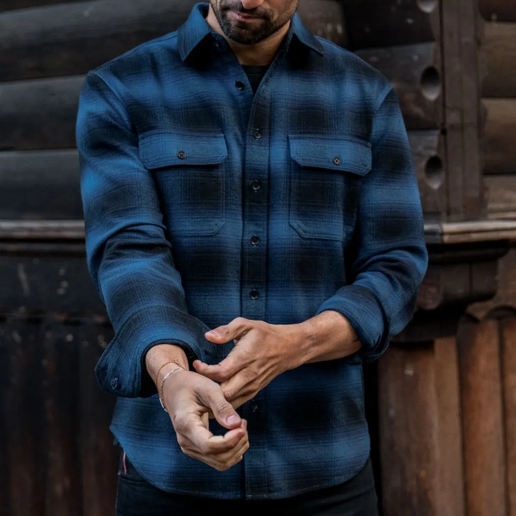 Thursday Summit Flannel Shirt | Navy